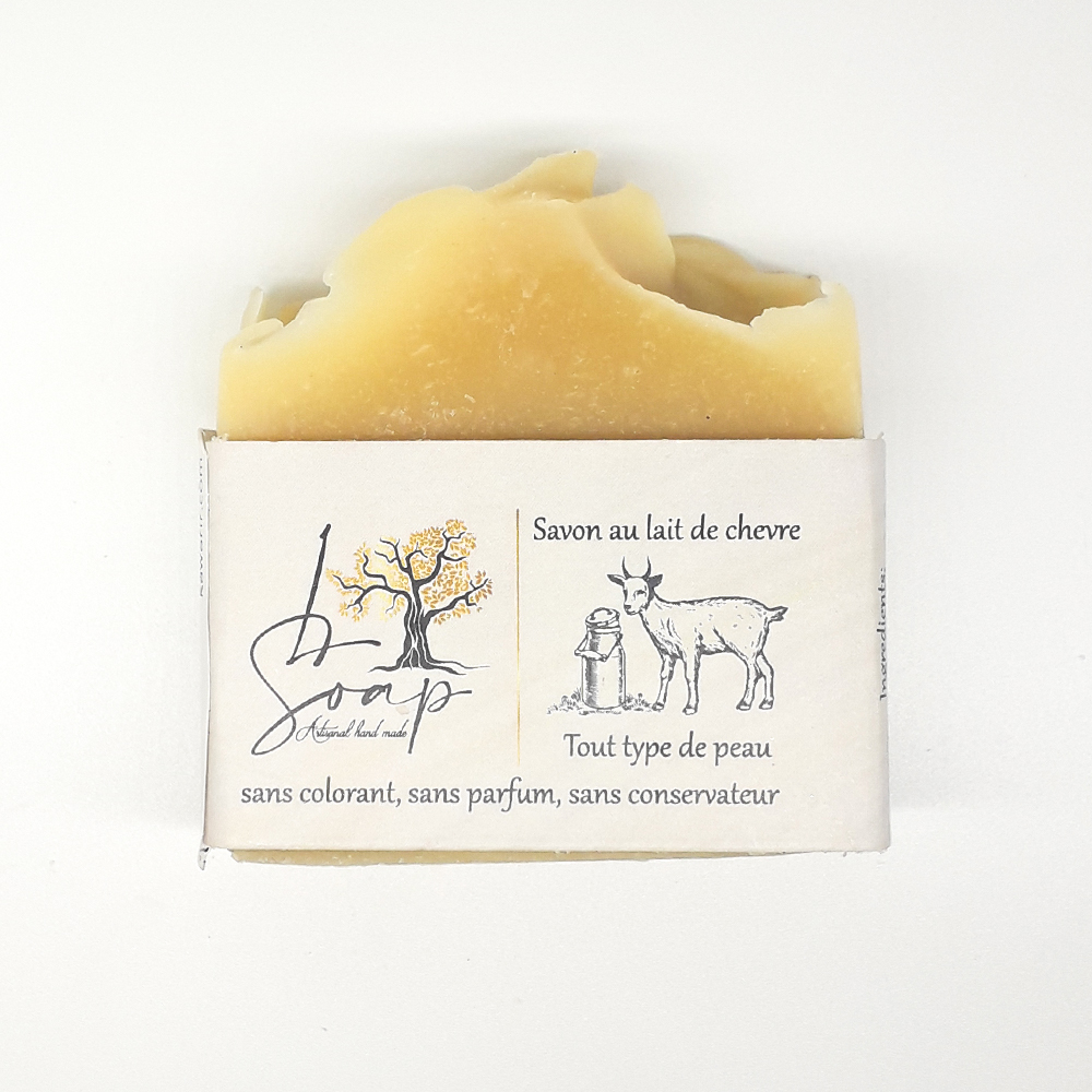 Savon artisanal naturel bio au lait de chèvre savon anti-imperfections 100% efficace fait main par L Soap, handmade soap, صابون طبيعي بحليب الماعز الطبيعي صناعة حرفية يدوية