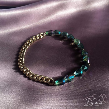 Bracelet pour femme en acier inoxydable/cristal's image