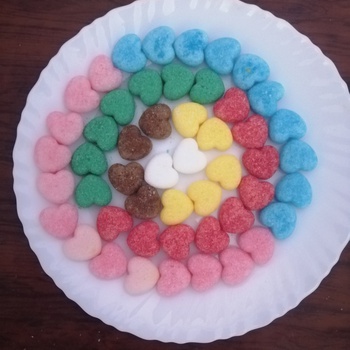 سكر ملون sucre coloré