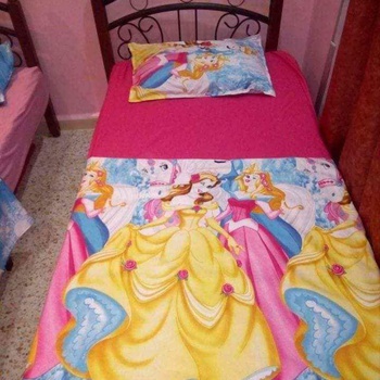 Parure de draps pour enfant une place et demie contenant Draps housse, Draps plat, taie d'oreillers's image