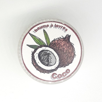 Baume à lèvres de coco, baume naturel artisanal apaisant nourrissant quotidien, fait main par Le Galet مرطب الشفاه الطبيعي صناعة حرفية يدوية's image