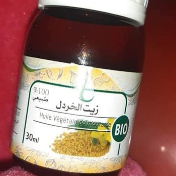 Huile de moutarde, huile végétale pure et naturelle fait par Les Huiles de L'est flacons de 30 ml زيت الخردل