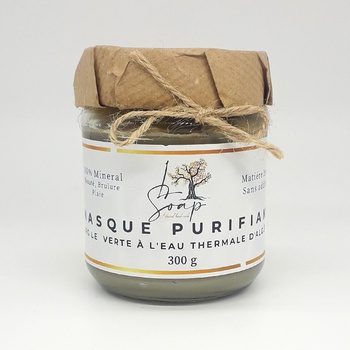 Argile verte à l’eau thermale Algérienne, Masque à base naturelle, purifiant et astringent's image